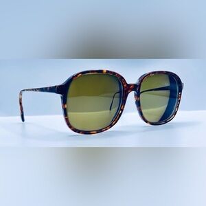 Vintage Lawyer Tortoise Oval Oversized Sunglasses Frames Only